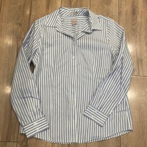 Chico’s no iron Striped button up